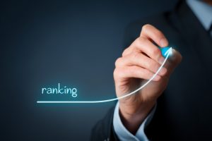Concept shot of increasing your website ranking