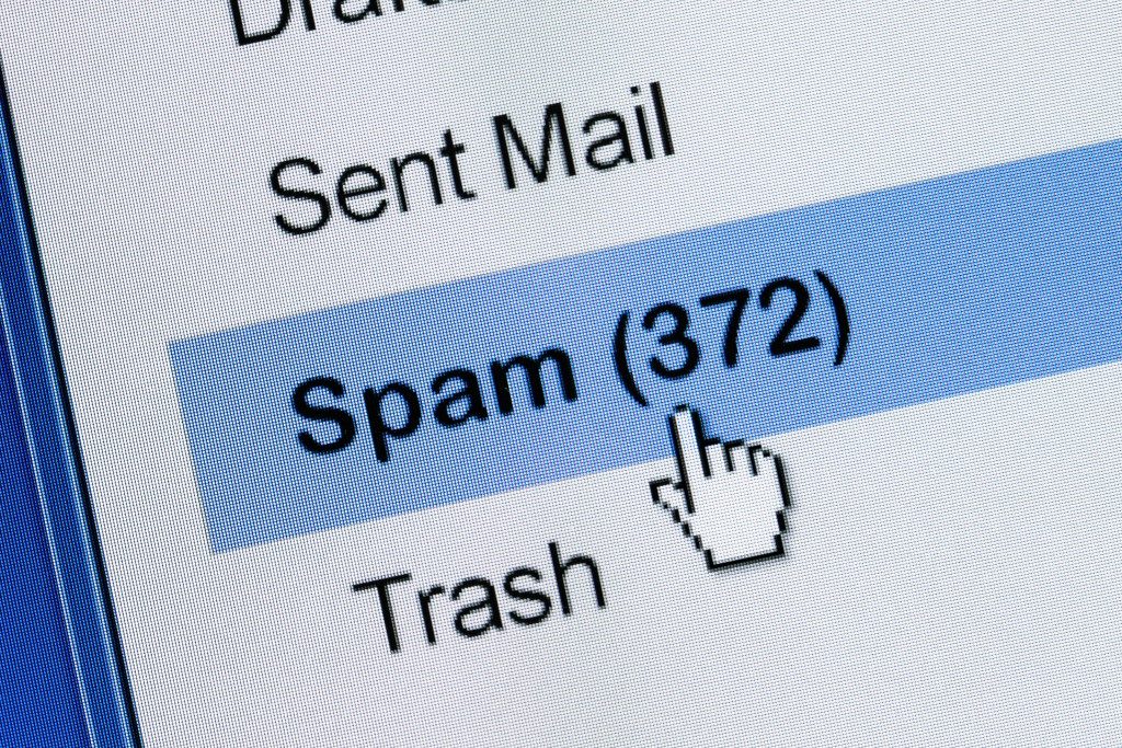 spam mail folder